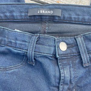 J Brand Super Skinny Dark Blue Denim Jeans, Size 25